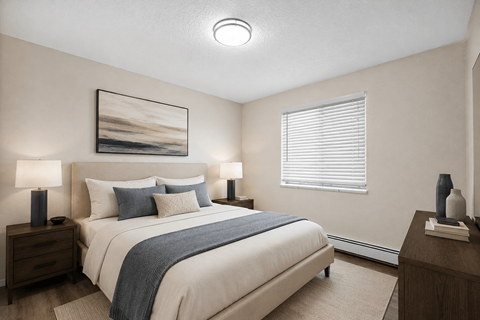 Floor plan for 1 bed, 1 bath, 550 sqft